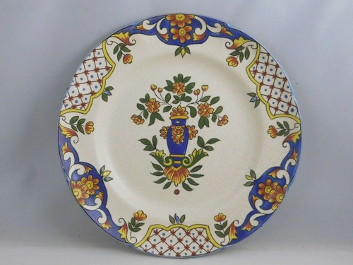 Assiette faience signee - assiette,