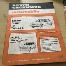 REVUE TECHNIQUE TALBOT 1510