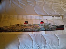 Plan coupe du paquebot - coupe,