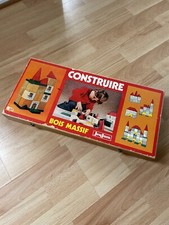 Ancien Jeu Construction Bois