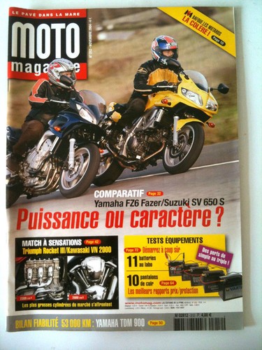 Moto magazine 212 yam - magazine,