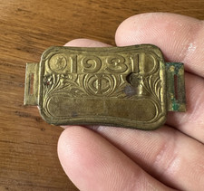 plaque fiscale vélo 1931