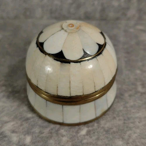 Boite pilulier rond oriental - boite,