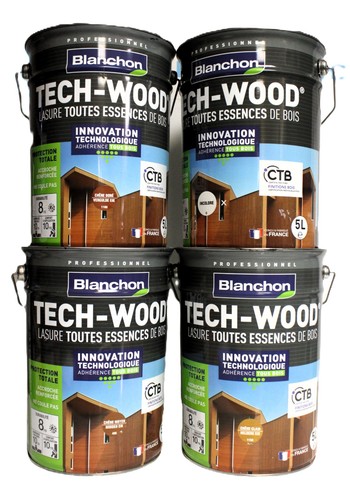 Lasure blanchon tech wood - lasure, 5l