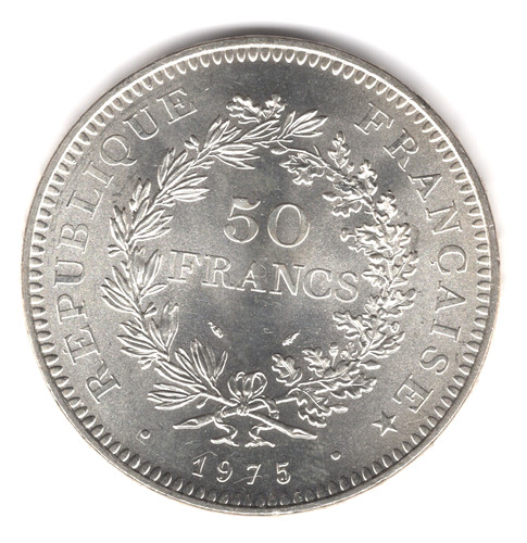 Francs hercule 1975 en - 50,