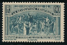 Timbre France 444** Serment du jeu de Paume luxe neuf sans charnière