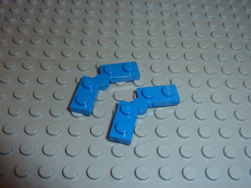 Charniere lego blue - x, hinge