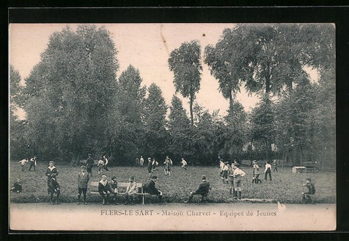Cpa flers sart maison - flers-le-sart,,