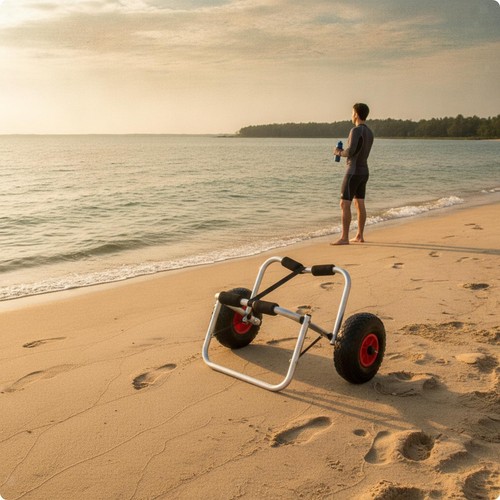 Chariot kayak roulettes - chariot, à