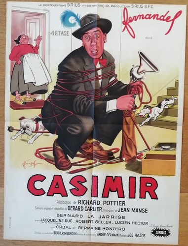 Casimir fernandel affiche - fernandel,