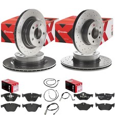 BREMBO Sport Set de Freins Avant + Arrière Convient pour BMW 3er E90 E91 E92
