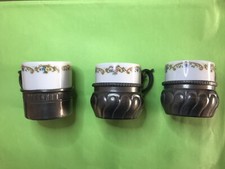 Tasses à moka/ à café support en étain -RAMA -Bavaria Kronester