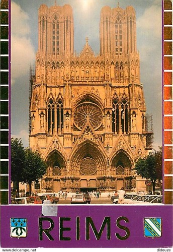 Carte postale reims - carte,