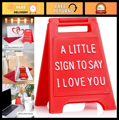 Romantic mini desk sign i - mini, 'i