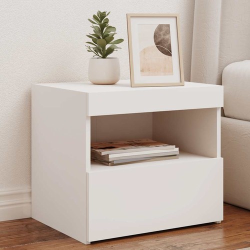 Table chevet avec - chevet, lumières