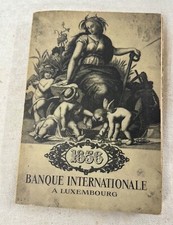 Livre banque internationale du Luxembourg (1856, 1956) bon état