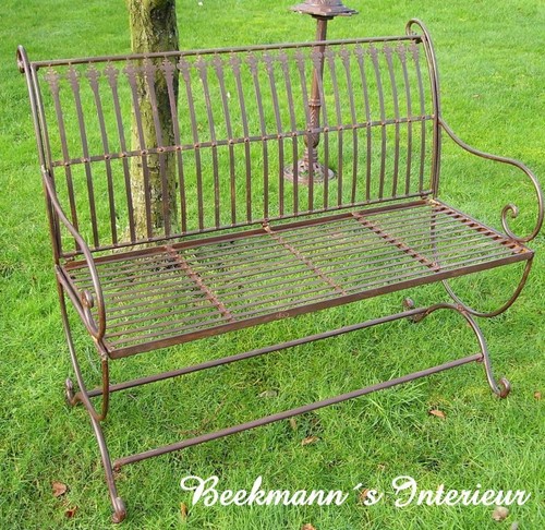 Banc jardin ancien - banc,