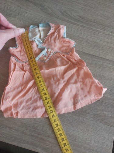 Robe poupée ancienne jumeau - poupée,