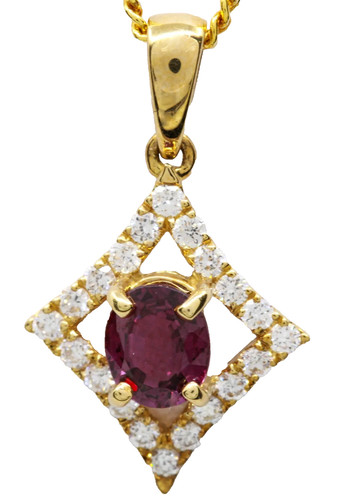 Pendentif jaune 14k - or,