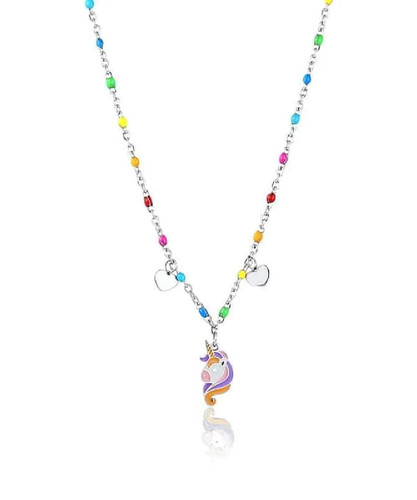 Collier enfant fille acier - collier,