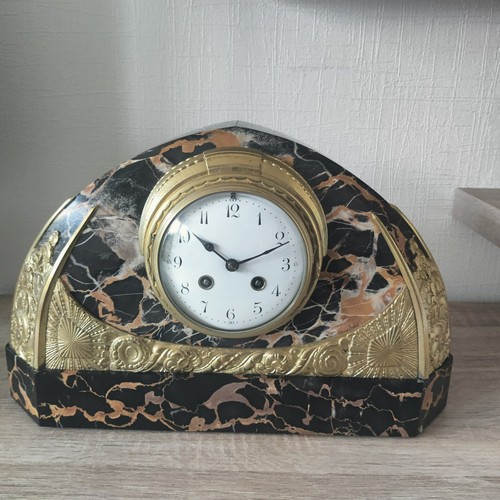Pendule art déco - , marbre