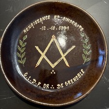 ASSIETTE MAÇONNIQUE