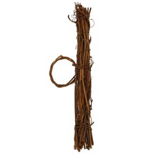 Cadre en forme de cintre, couronne en rotin DIY, fait à la main, cadre en rotin