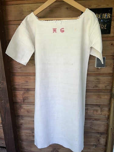 Ancienne chemise robe en - chemise,
