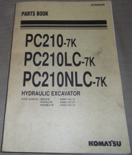 Komatsu PC210-7K PC210LC-7K PC210NLC-7K Pelleteuse Pièces Manuel Livre S/N