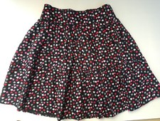 Okaidi 12ans Fille : Jupe Noir À Cœur Rouge Vêtement Été 12 ANS