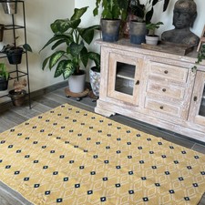 Tapis jakarta jaune 120 - jaune,