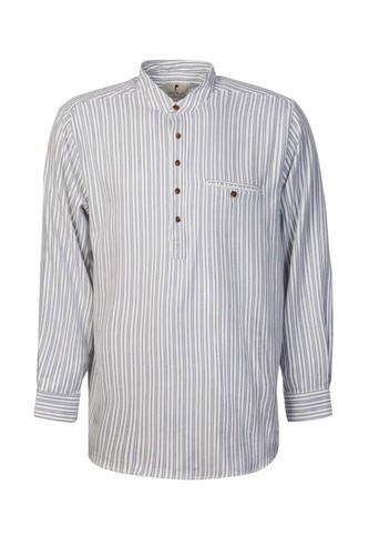 Chemise grand père bleu - chemise,