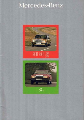 Catalogue brochure mercedes - brochure,