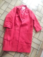 MANTEAU ROUGE femme,  tissu