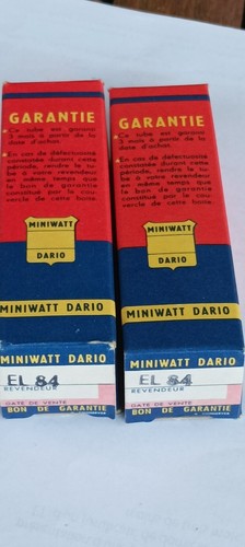 Paire tubes audio dario - paire, de