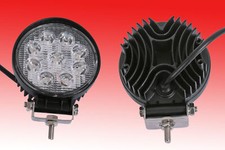 Projecteur Rond 9 LED 116Mm 2500 Lumen 9X 3W Pelle Chargeuse NFZ Camion