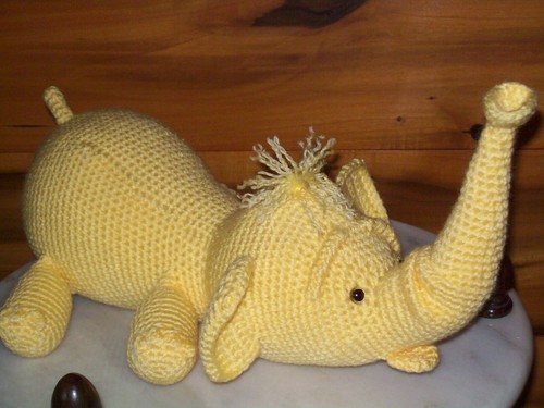 Adorable crochet yellow