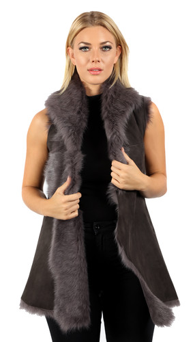 Gilet shearling mouton - de,