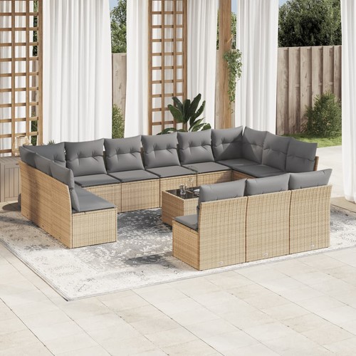 Salon jardin avec coussins - avec,