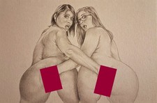 Dessin graphite Sexy ORIGINAL