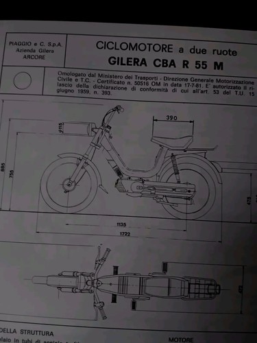 Gilera cba 55m - cba, 1981