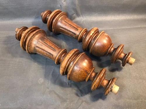 Paire colonnes bois - colonnes,