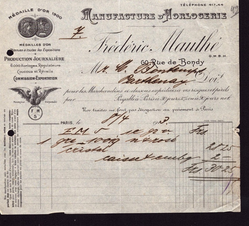 Paris horlogerie - (x°),