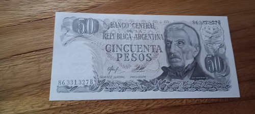 Billet argentine pesos - billet,