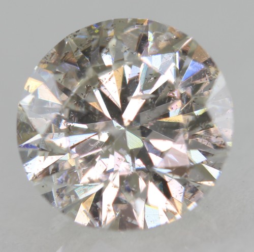Diamant naturel taillé - taillé, rond