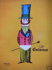 PUBLICITÉ DE PRESSE 1968 SLIP EMINENCE - DESSIN DE HERBERT LEUPIN - ADVERTISING