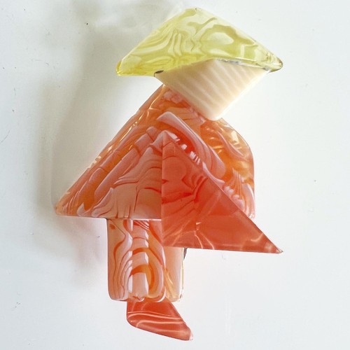 Rare broche lea - !, stein