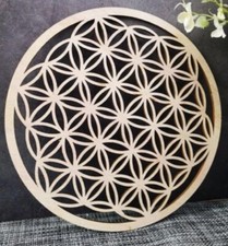 fleur de vie en bois 