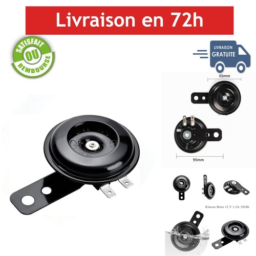 Klaxon moto voiture 12v 105db - voiture,