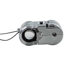 Microscope loupe portative à grossissement 60x avec lampe de poche usage indust